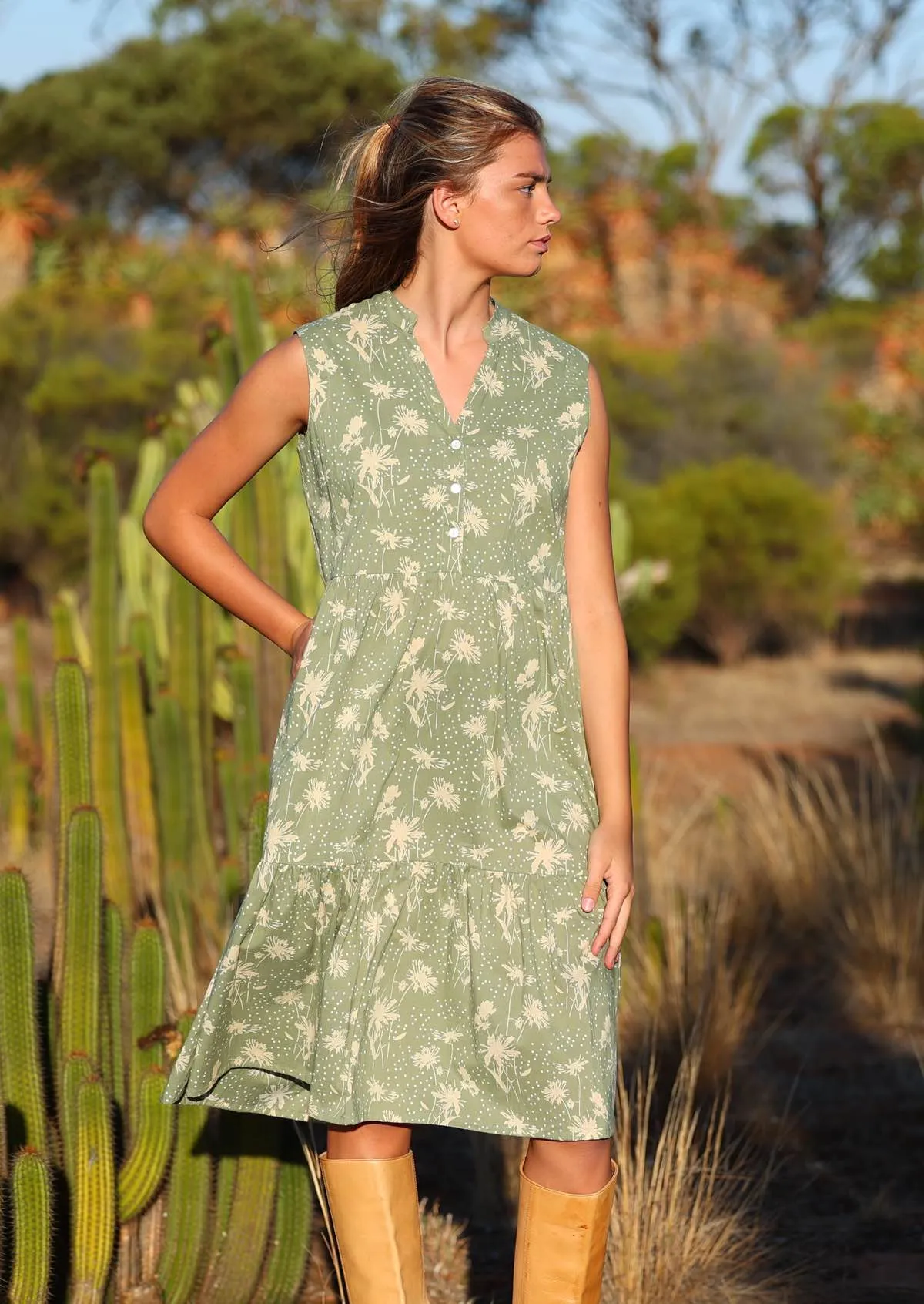 Ember Midi Dress Cascade